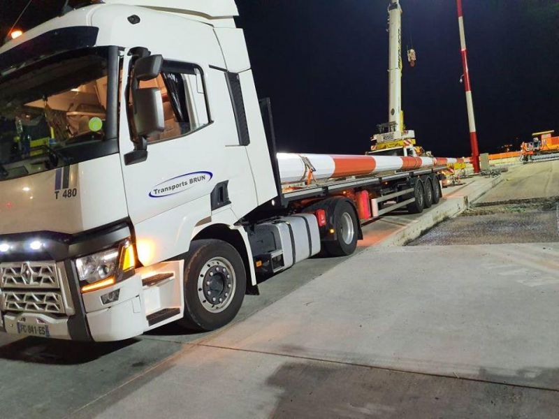 Transports Brun : transport routier plateaux haut-rhin alsace : camion de nuit